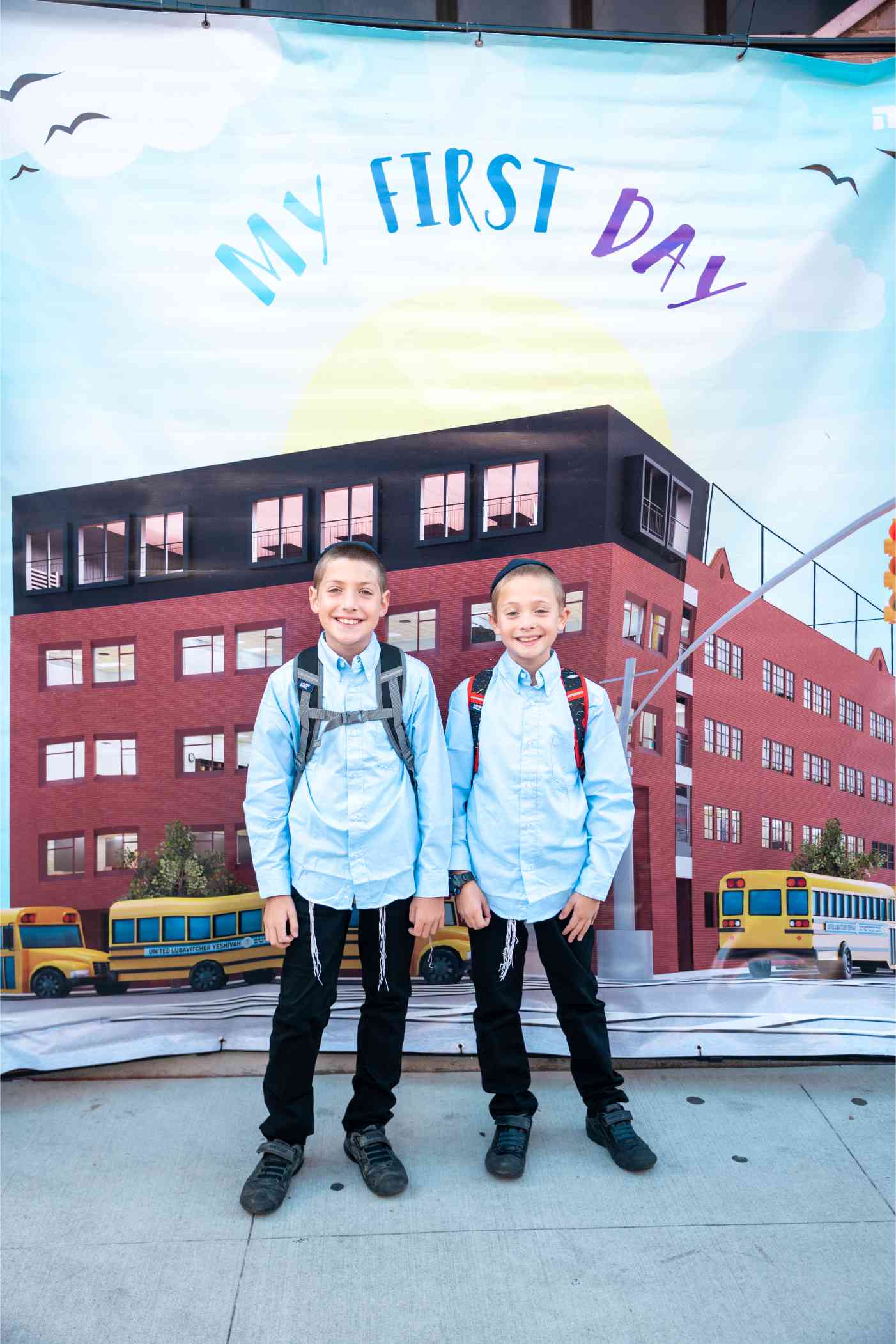 First Day at Lubavitcher Yeshiva